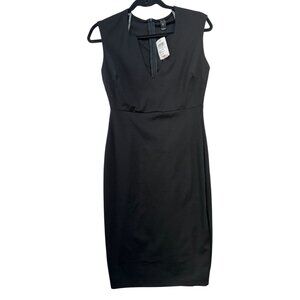 Windsor Black Sleeveless Cocktail Dress S  Stretchy Knee-Length